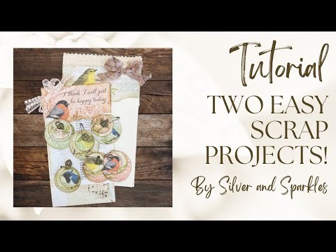 Turn Scraps into Something Beautiful | Notepad & Dangle Tutorial