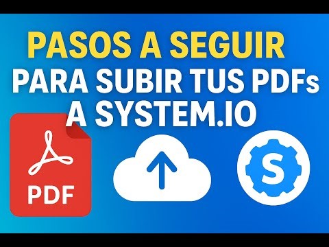 🚀 Cómo Subir tus PDFs a Systeme.io PASO a PASO (Fácil y Rápido)