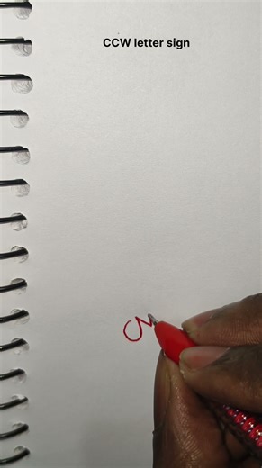 CCW letter sign #drawing