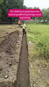 Diskarte sa paghuksy inuuna muna wallfooting at bago sunod ang footing #work #construction #labor #fypシ゚viral #facebookreels #trendingreels #viralreels | Ronald Guintu