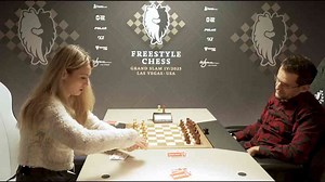 Her first chess magic trick caught the opponent off guard