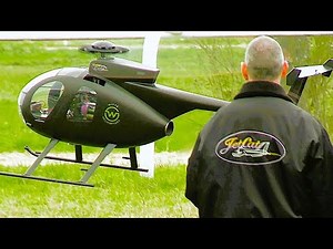 Built with F1 Technology - Huge Carbon Fibre RC Scale Helicopter Goes Airborne at Rotor Live