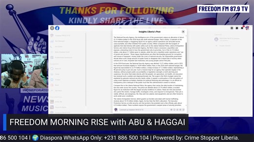 FREEDOM MORNING RISE NOVEMBER 12, 2025 � New to streaming or looking to level up? Check out StreamYard and get $10 discount! � | Freedom FM 87.9 TV