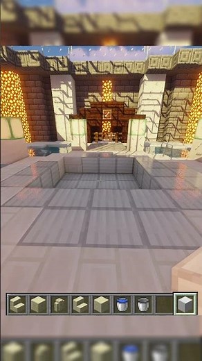 How to Build a Sand Castle | Tutorial | Minecraft