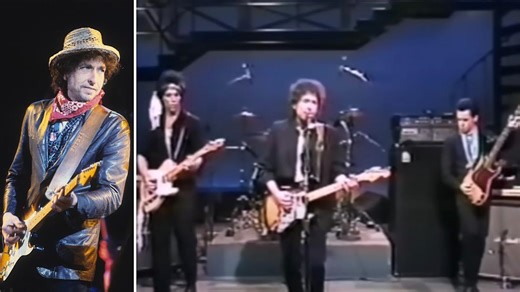 When Bob Dylan played with an LA punk band to promote the album he made with Mark Knopfler