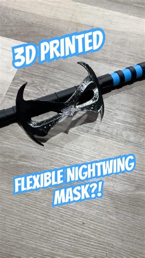 This 3D Printed Nightwing Mask BENDS?! 😳