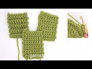 How to crochet in both or in a single loop