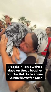 2M views · 244K reactions | People in Tunis waited days on these beaches for the Flotilla to arrive. But this is not because of the participants of this mission. It’s because they have so much love for Gaza. Their hearts are broken in so many ways. And every time we pick up our phones and open social media, we see Israel find new ways to shock and disgust the world. | Yusuf Omar | Facebook