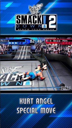 Kurt Angle Finishing Move - WWF SmackDown! 2: Know Your Role Gameplay I PS1