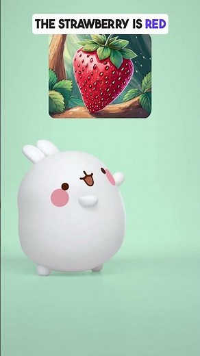 Learn all about COLORS : Red ❤️ #molang #colors #kidslearning #youtubekids