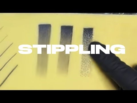 How to shade using a liner: Stippling