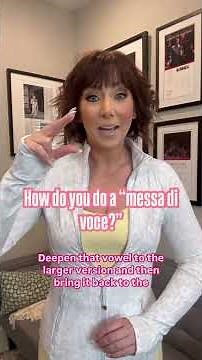 What’s a messa di voce? - Jennifer Rowley, soprano