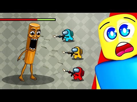 Mini Crewmate vs ITALIAN BRAINROT (Among Us Animations)