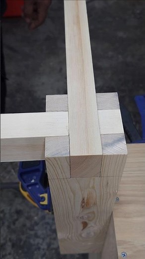 Building a Perfect Castle Joint for Ultimate Strength #woodworking #diywoodworking