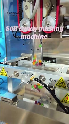 Automatic weighing and packing machine for soft candy #packingmachine #candypackingmachine #weighing