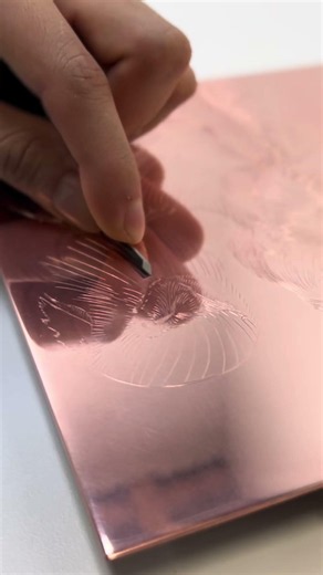 Copper engraving #Copperengraving #printmaking