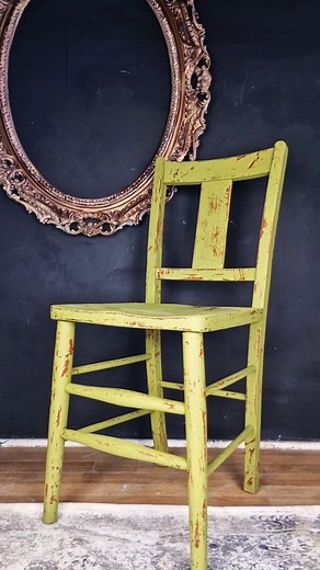95 reactions · 4 comments | A simple refresh can do wonders for your decor! For this makeover I used Dixie Belle's Silk Paint in Everglades and then distressed with 120 grit sandpaper. Now my chair brings a colourful, rustic vibe to my decor. #decor #painting #green #furniturepaint #dixiebellepaint #chair #homedecorideas #distressed #rustic #makeover | Decoris Home Vintage | Facebook