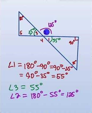 Use Rules of #angles and #triangles to Find Missing Angles Example 1 #geometry