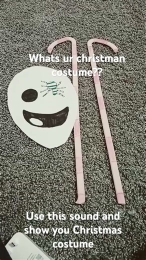 the candy canes are his sword