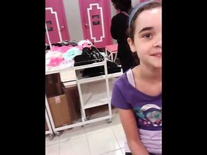 My 10 year old gets her second ear piercing.