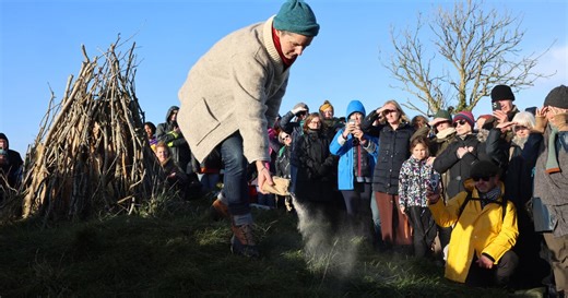 Manchán Magan’s ashes are scattered at the Hill of Uisneach
