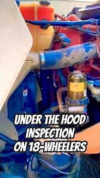 Class 1 inspection on a tractor-trailer#trucking#truckdriver#cdl#edmonton#safety