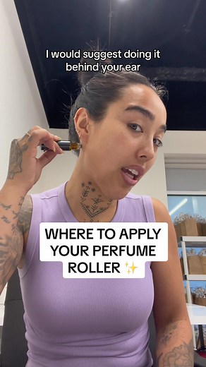 Where how to apply your perfume roller! 🌷💞 #perfume #perfumeoil #perfumeroller #perfumerollon #perfumerollers #perfumetiktok #perfumetok #perfumecheck #perfumerollerballs #howtotiktok #howtouse #howtoapplyperfume #howtoperfume #fyp #foryoupageofficiall #fypシ #signaturescent #findasigniturescent #smallbusiness #smallbusinesstiktok #shopsmallbusiness #warmfloralscent #woodsyscents