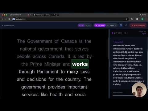 Demo for SpeechTrack AI