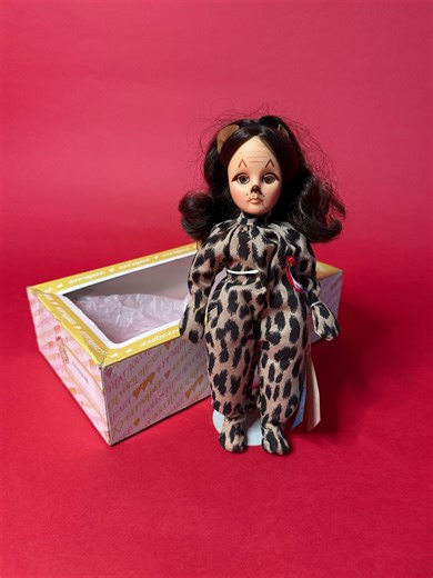 Vintage 1985 Effanbee Buddies Leopard Cat Doll – Made in USA – Original Tag & Box – 12” Collector Piece - Etsy