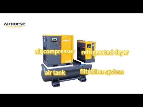 Airhorse 4-in-1 Integrated Screw Air Compressor with Air Tank