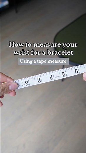 How To Measure Your Wrist For A Bracelet 📏⛓️
