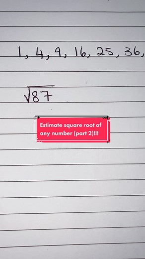 Estimate Square Roots with These Quick Maths Tips