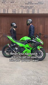 This is the only way she will get on now 🤦🏻‍♂️😂 #motorcycle | Ride Motorcycles