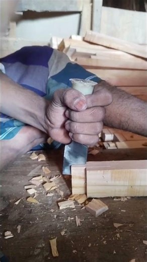 Cutting Wood with Chisel | Traditional Wood Joint Making | Hand Tool Carpentry #handmadewood