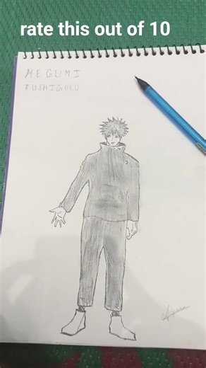 megumi fushiguro #jjk#10shadow#art#drawing