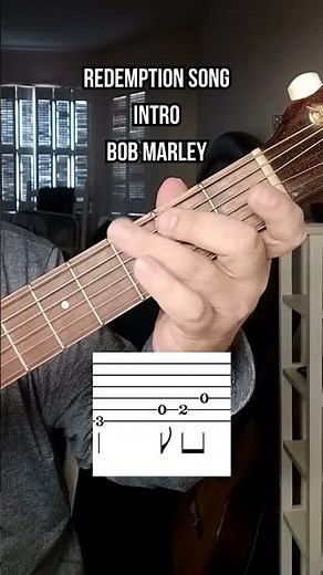 Redemption Song Intro Easy Guitar Lesson for Beginners