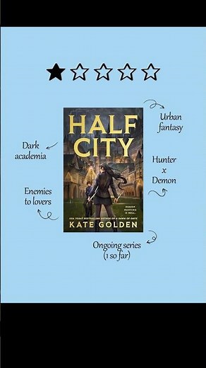 Book review - Half City by Kate Golden
