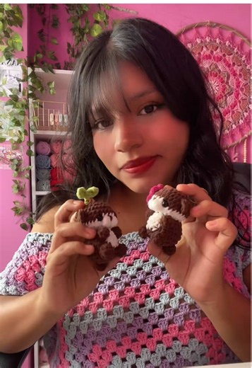 Aprendí con puro tutorial de Youtube y con ayuda de mi mamá para algunos tips . #crochetperu