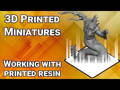 The future of resin models? Assembling 3D-printed miniatures