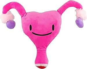Attatoy Plush Uterus - Ivy The Uterus - Stuffed Toy, 12-Inch After Surgery Pal, Hysterectomy, Endometriosis, Fallopian Tubes, Ovaries