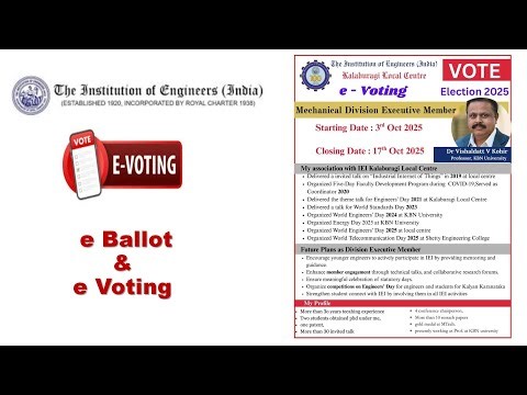 IEI election 2025 e-voting procedure e-ballot|The Institution of Engineers#evoting #iei #IEIelection