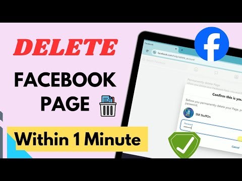 Delete Facebook Page in 1 Minutes | Easy & Updated Method