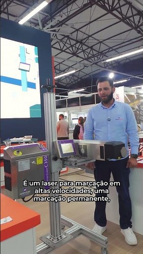 Eficiência do Laser C350 da Markem-Imaje