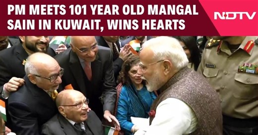 PM Modi Meets 101-year-old Ex-IFS Officer Mangal Sain Handa