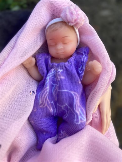 For 2 1/2 Inch Silicone Doll - Purple Unicorn Newborn Doll Pieces - Etsy