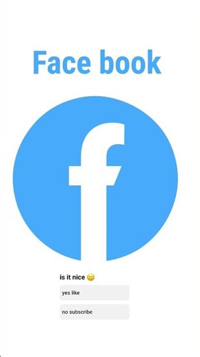 face book logo yes subscribe no like