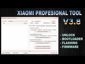 Xiaomi Profesional Tool V3.8 || Xiaomi Specialis Tool Unlock And Firmware