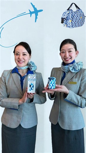 ＼ 『シュパっと』たためるデザインバッグ🛍／ANA機のフィンマーク（尾翼）をデザインに落とし込んだANAオリジナルバッグが誕生🎉✈ANAのマイルが貯まる✈・空港売店【ANA FESTA】・ANA公式ECサイト【ANAショッピング A-style】大人気発売中🛒✨▼詳しくはコメント欄をチェック🤩