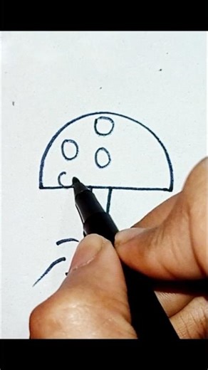 mushroom drawing 🍄🍄 #shorts #viral #drawing