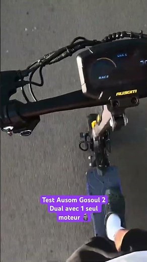 Testing with 1 motor only Ausom Gosoul 2 Dual 🤩😱 #ausom #electricscooter #ausoml1